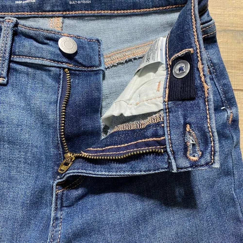 Old Navy Girls High-Rise Rockstar Distressed Jeggings Size 12 Ocean Blue‎